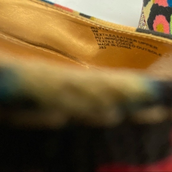 Steve Madden Jillyy Floral Glitter Wood Platforms Size 9 - Picture 6 of 6